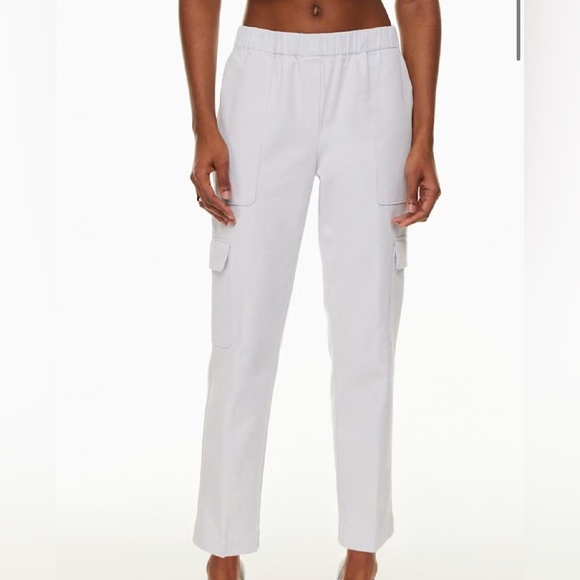 Aritzia Babaton Titan Cargo Pant White Size 6 - Picture 4 of 5